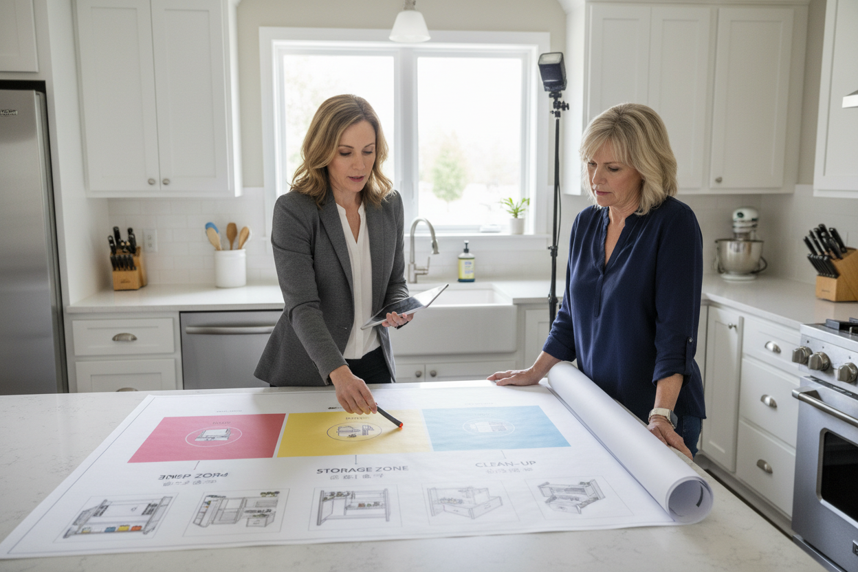 Kitchen Workflow Optimization Design Service — Star Flooring & Remodeling